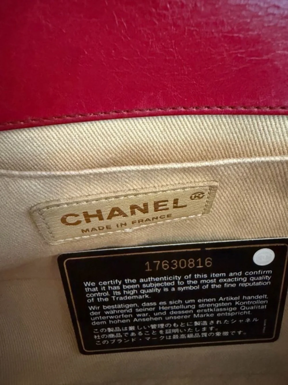 CHANEL classic boy